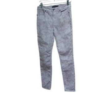 Design lab stretchy light purple and white pants 28